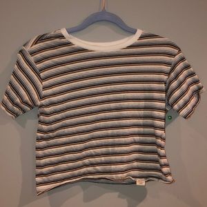 Striped crop top
